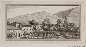 Giardino e Casa di Campagna di Bonnet a Thonex da J.F. Clemens