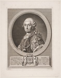 Carl Egon, principe di Fürstenberg da J.F. Clemens