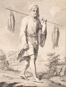 Un pescatore arabo da J.F. Clemens