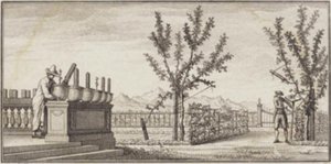 Giardino a Genthod da J.F. Clemens