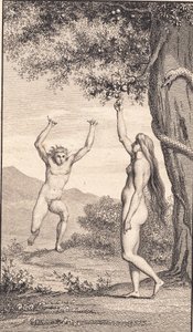 Illustrazione per Ewalds "Adamo ed Eva". III da J.F. Clemens
