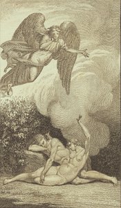 Illustrazione per Ewalds "Adamo ed Eva". I da J.F. Clemens