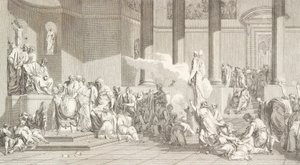 Sorteggio della gioventù ateniese da J.F. Clemens