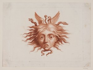 Testa di Medusa da J.F. Clemens