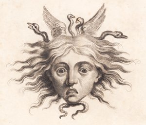 Testa di Medusa da J.F. Clemens