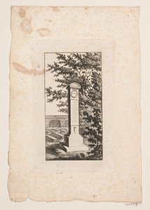 Monumento commemorativo per lo scrittore Hans Vilhelm Riber da J.F. Clemens