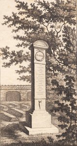 Monumento commemorativo per Riber da J.F. Clemens