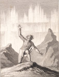 Niels Klim riemerge tra le scogliere norvegesi da J.F. Clemens