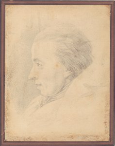 Ritratto del poeta Johannes Ewald (1743-81) da J.F. Clemens