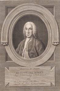 Ritratto del medico Johann Samuel von Berger da J.F. Clemens