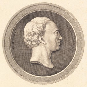 Medaglione in rilievo con ritratto di Bonnet da J.F. Clemens