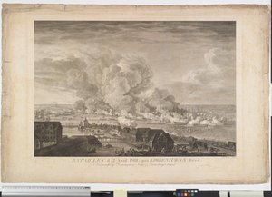 La battaglia di Reden, 2 aprile 1801 da J.F. Clemens