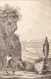 Titolo in rame per Olavides da J.F. Clemens