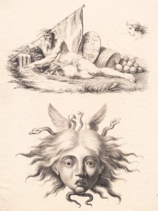 Øresund. Testa di Medusa da J.F. Clemens