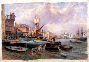 Horsleydown, Bermondsey, Londra, c1850 da JJ Crew