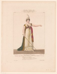 Ritratto di Marie-Thérèse Davoux nel ruolo di Armide da J.L. Benoist (II)