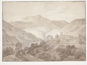 Monastero dei Cappuccini a Spoleto da J.L. Lund