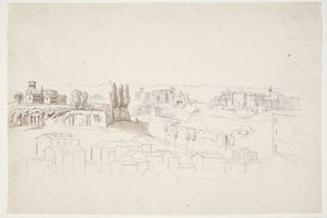 Dal Palatino con chiesa. Roma