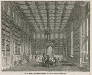Le nuove Case del Parlamento - la Biblioteca della Camera dei Comuni