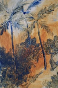 Palme blu tropicali da JMF FINE ART