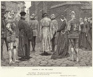 Riccardo II e la Regina, Riccardo II, Atto V, Scena I