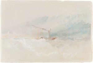 Una barca a pacchetto al largo di Dover da Joseph Mallord William Turner