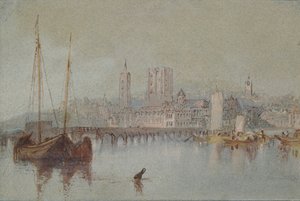 Beaugency, c. 1830 da Joseph Mallord William Turner