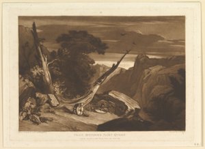 Da La Regina delle Fate di Spenser, Liber Studiorum, parte VII, tavola 36, giugno 1811 da Joseph Mallord William Turner