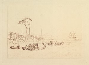 Castello e città di Inverary, Scozia, Liber Studiorum, parte XIII, 1816 da Joseph Mallord William Turner