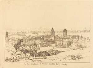 Londra da Greenwich, pubblicato 1811