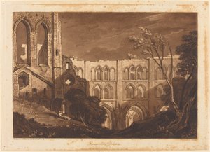Abbazia di Rivaux, pubblicata 1812 da Joseph Mallord William Turner