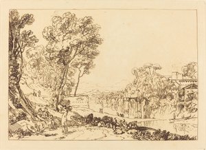 La donna e il tamburello da Joseph Mallord William Turner
