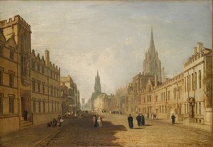 Vista della High Street, Oxford da Joseph Mallord William Turner