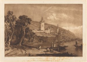 Ville de Thun, pubblicato 1816 da Joseph Mallord William Turner
