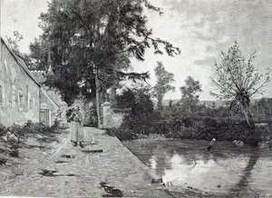 Dopo la pioggia, da Leisure Hour, 1888 da J.M. Barnsley