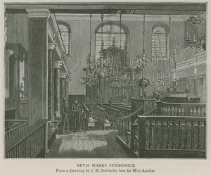 Sinagoga di Bevis Marks da J.M. Belisario