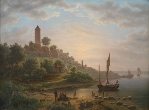 La costa presso Vordingborg con la Torre dell