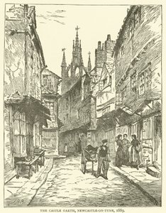 Il Castello Garth, Newcastle-on-Tyne da J.R. Brown