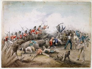Rivolta della Eureka Stockade, Ballarat, Australia, 1854