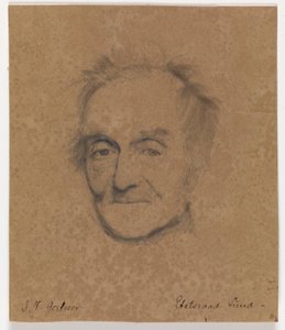 Ritratto del pittore J.L. Lund da J.V. Gertner