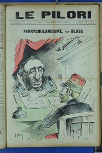 Copertina di "Le Pilori", Satirique en Couleurs da J. (1847 1892) Blass