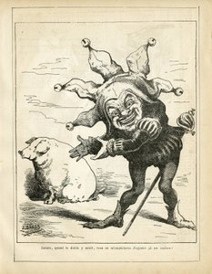 Illustrazione di J. Blass (1847-1892) in Le Triboulet da J. (1847 1892) Blass