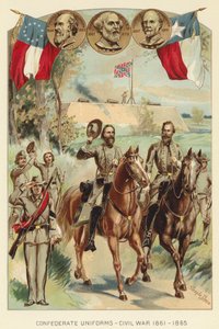 Uniformi confederate, Guerra Civile 1861-1865 da J. (after) Steeple Davis