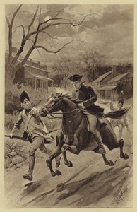 La cavalcata di Paul Revere da J. (after) Steeple Davis