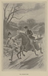 La cavalcata di Paul Revere da J. (after) Steeple Davis