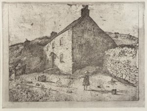 Capanna del pescatore - Isola di Man da J. Alden Weir