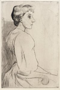 Ritratto di donna da J. Alden Weir