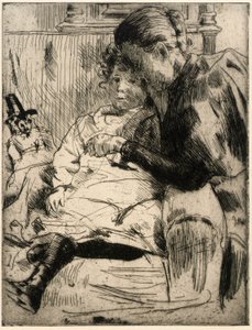 La bambola gallese da J. Alden Weir