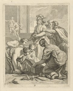 Achille e le figlie di Licomede (Scène della vita di Achille)