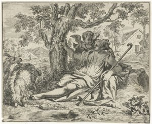 Angelo appare ad Agar da J. Alexander Janssens